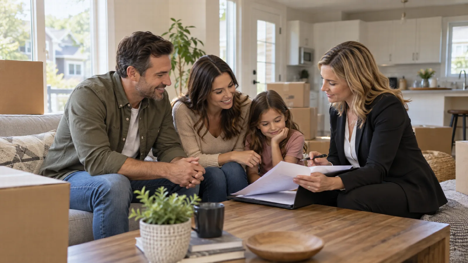 Ontario homeowners planning a purchase and sale with a calendar